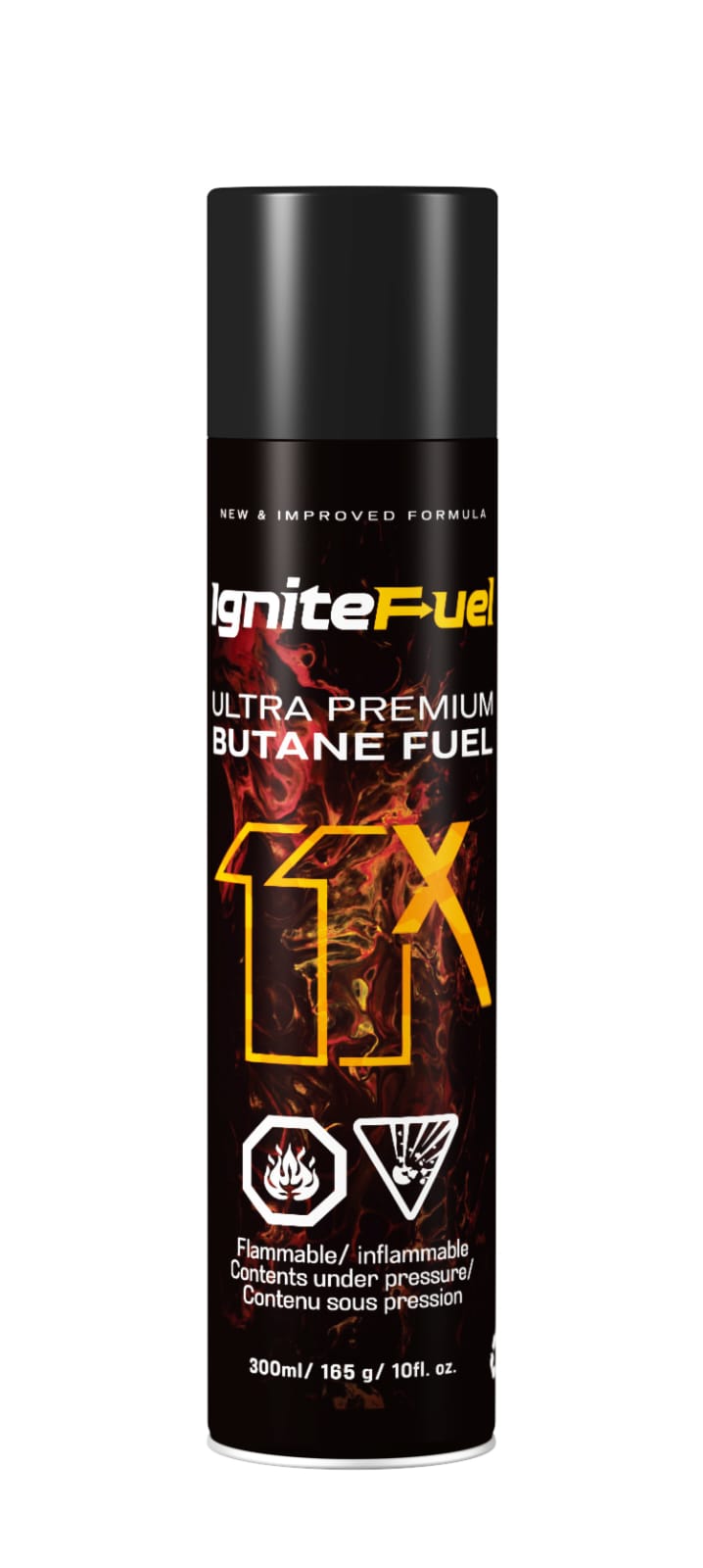 11x Recharge de Gaz Butane Ultra Premium Ignitefuel - 300 ml
