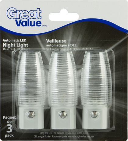 Automatic LED Night Light 3pk. Great Value - Additional View