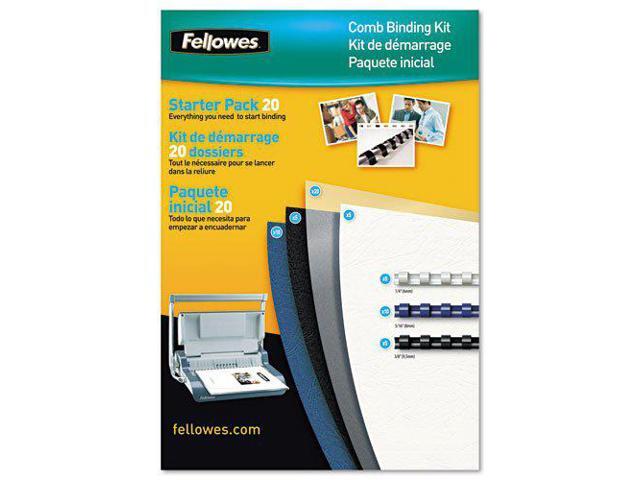 Comb Binding Kit Starter Pack 20 Fellowes - Additional View