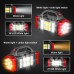 Portable Solar LED Flashlight With COB Work Light USB Rechargeable (Model: 1678) - Additional View