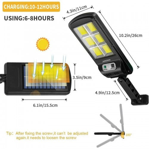 Solar LED Lamp 108 COB (Model: 616) (display) - Additional View