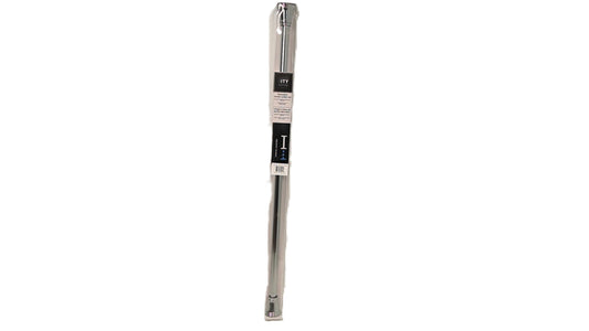 Extendable Decorative Tension Rod Silver 42"-72" Ella Stone