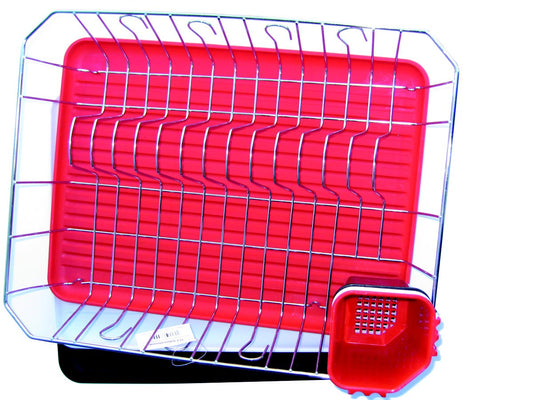 Dishrack Assorted black,white and red
