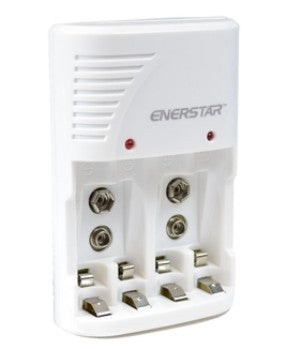 Universal Battery Charger AA, AAA, 9V Enerstar