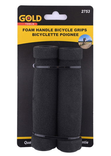 Foam handle bicycle grips - set of 2
