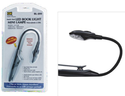 Mini liseuse LED clip-on