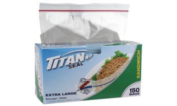 SANDWICH BAG 150/PK TITAN SEAL