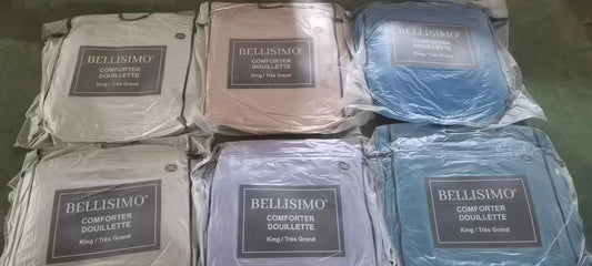 Comforter Solid King 1PC Bellisimo