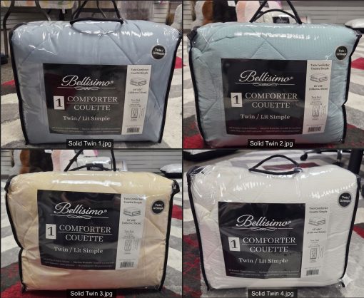 Bellisimo Single Comforter – Solid / Twin