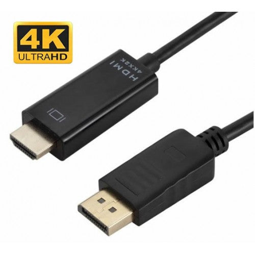 Câble - DisplayPort vers HDMI 4Kx2K 1,80 m - Connecte un PC/ordinateur portable à un moniteur