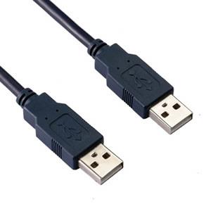 Câble - AM - AM USB 2.0 de 1,5 m pour boîtiers de disque dur, lecteur DVD, refroidisseur pour ordinateur portable
