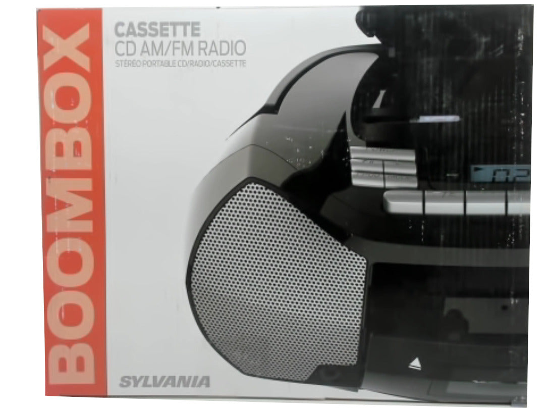 Boombox Cassette / Cd / Fm Portable Refurbished