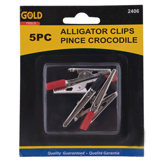 Alligator clips 5 pc