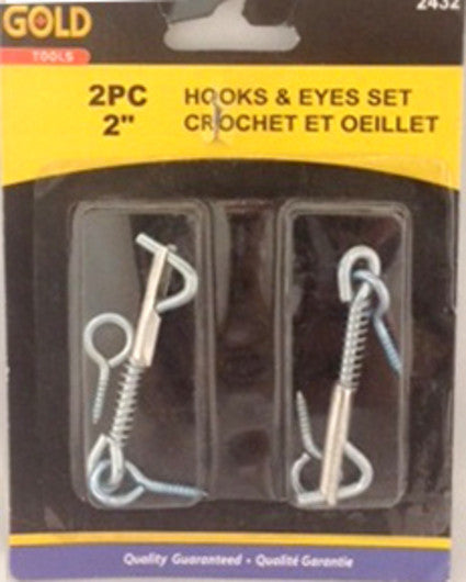 hook and eye set 2 pc 2 inch