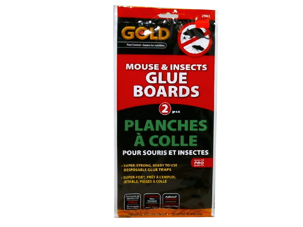 Lot de 2 pièges à colle pour souris et insectes