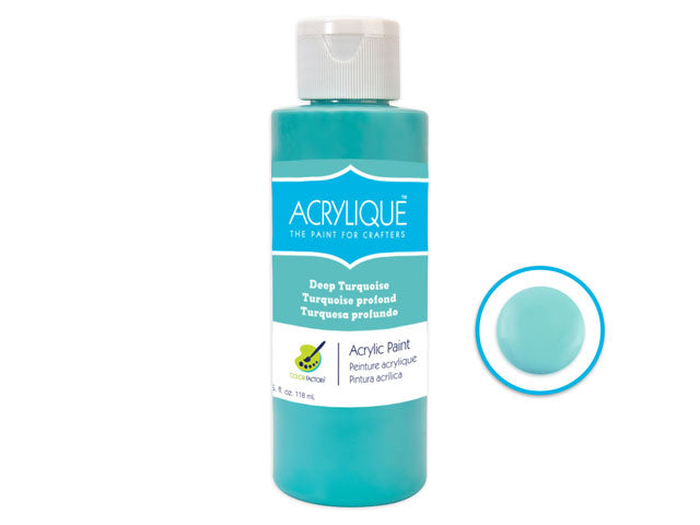Acrylic Paint 020 DEEP TOURQUOISE 4oz Acrylique