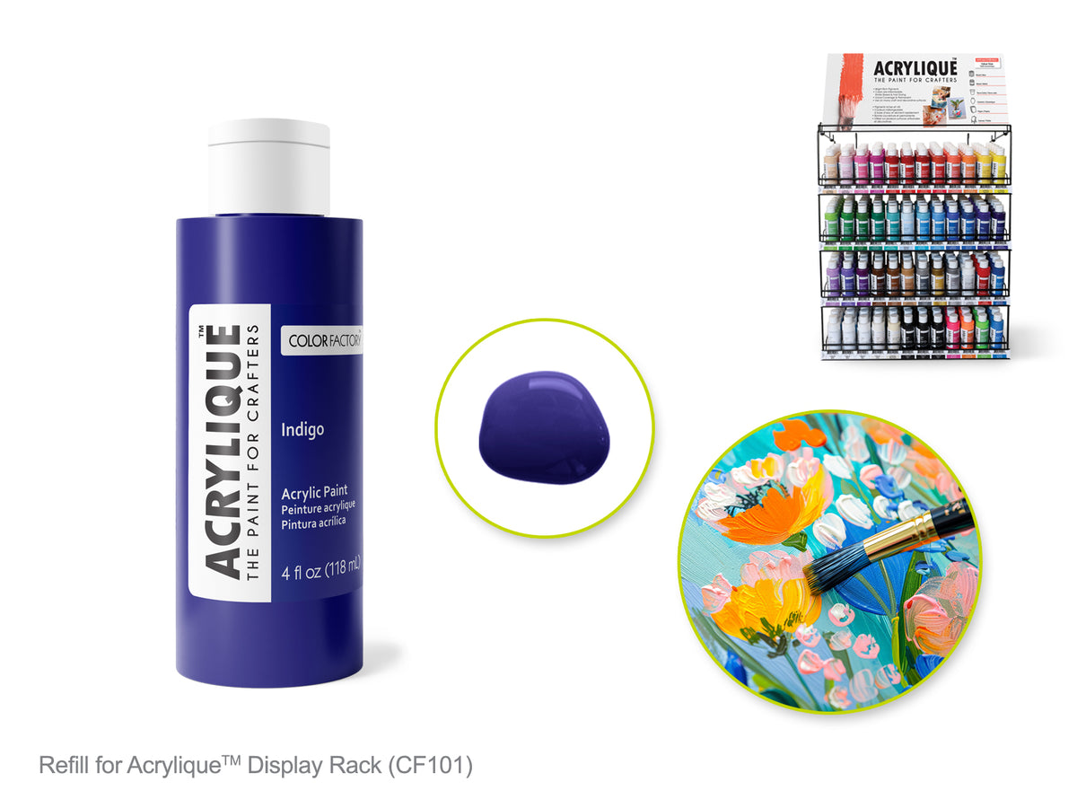 Acrylic Paint 045 INDIGO 4oz Acrylique