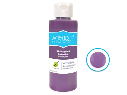 Acrylic Paint 050 WILD EGGPLANT 4oz Acrylique