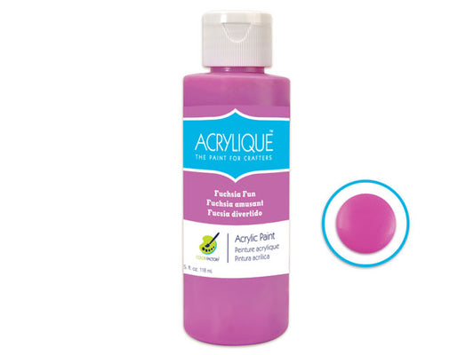 Acrylic Paint 055 FUCHSIA FUN 4oz Acrylique