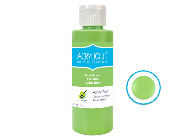 Acrylic Paint 105 LIME GREEN 4oz Acrylique