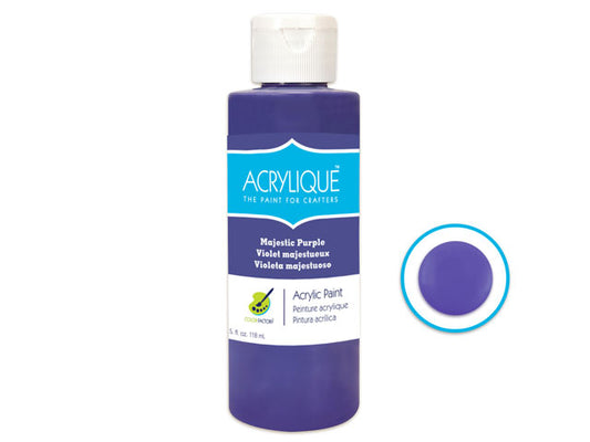 Acrylic Paint 145 MAJESTIC PURPLE 4oz Acrylique