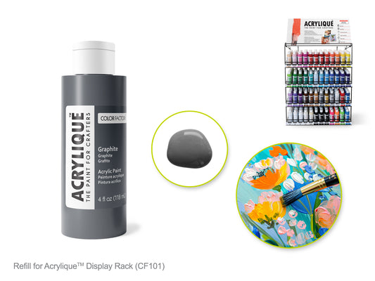 Acrylic Paint 178 GRAPHITE 4oz Acrylique