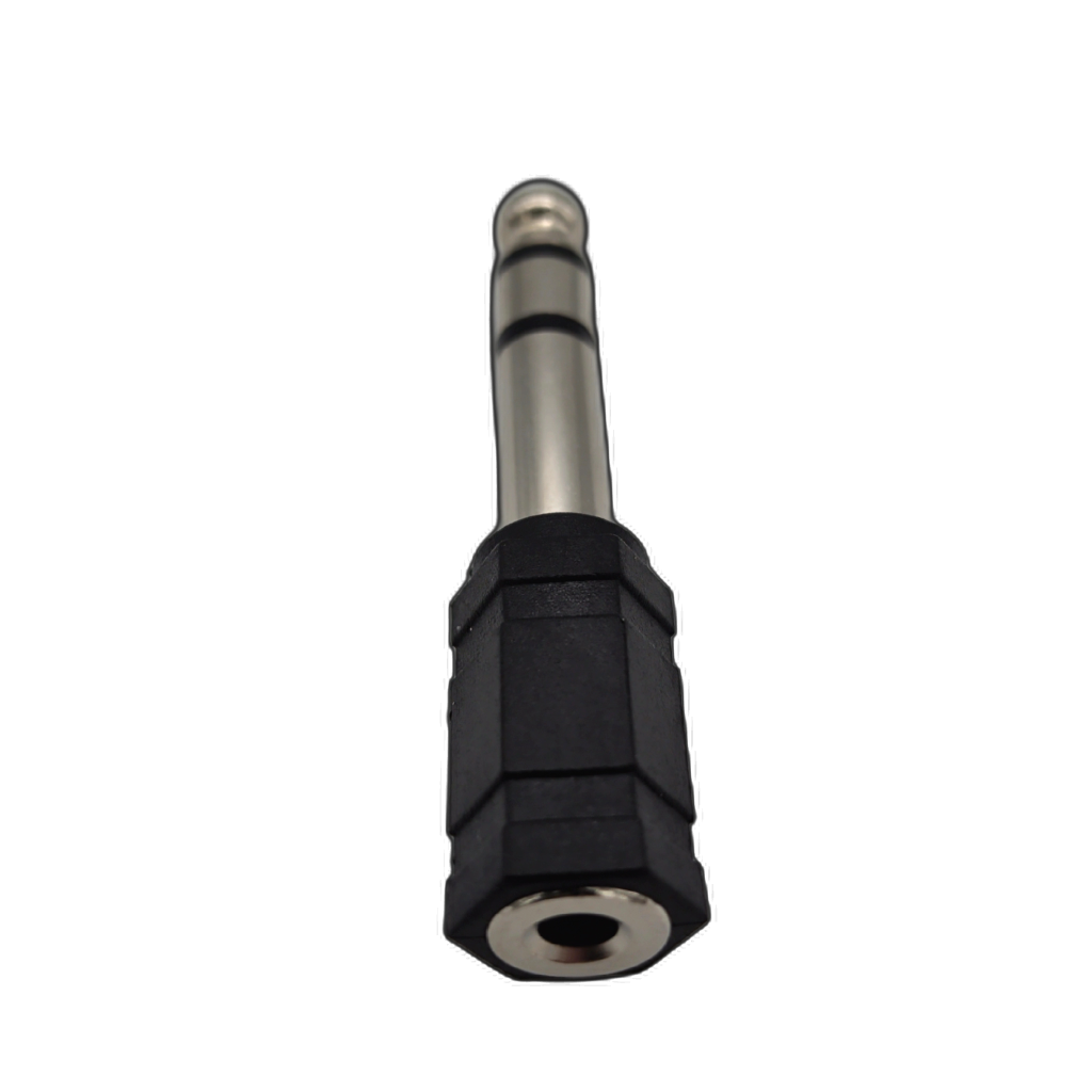 1/4" male stereo to 1/8" female stereo adapter