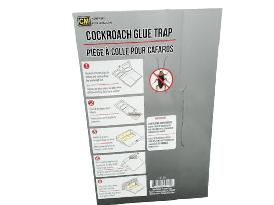 Cockroach Glue Trap - Includes 4 Traps