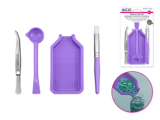 Crafter's Toolkit 4pc Tool & Tray Set
