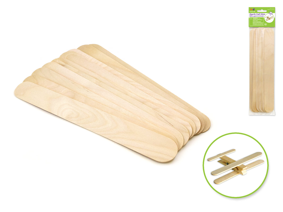 Craftwood: Gigantic Craft Sticks 10" x 1.3" 10pk.