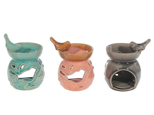 Oil Burner Ceramic Bird Asstd 3.15 X 2.8 X 4.3