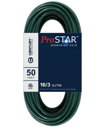 Extension Cord 50 Ft 16/3 Green