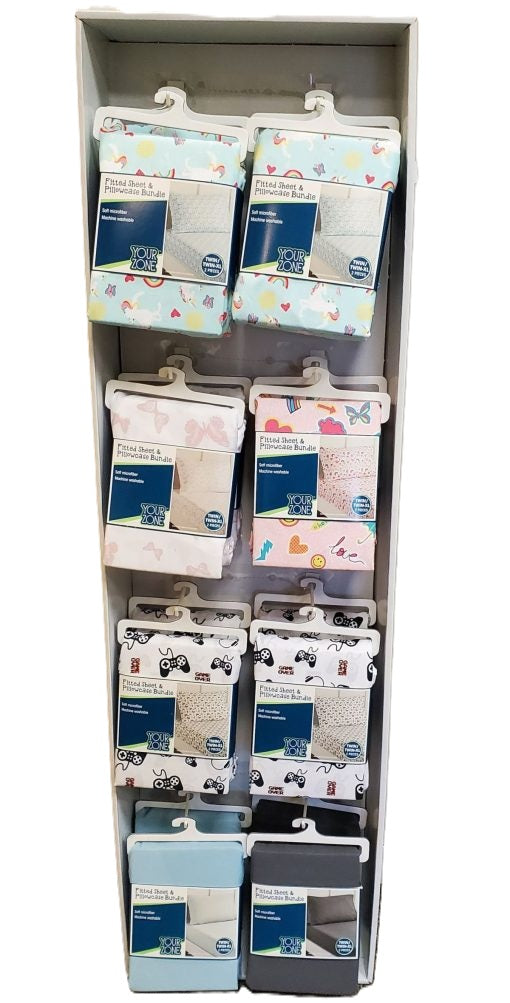 Twin / Twin Xl Sheet Set 1 X Fitted Sheet, 1 X Pillowcase – Display