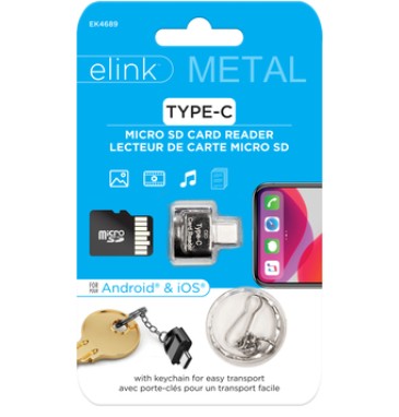 USB Type-C Micro Sd Card Reader Elink