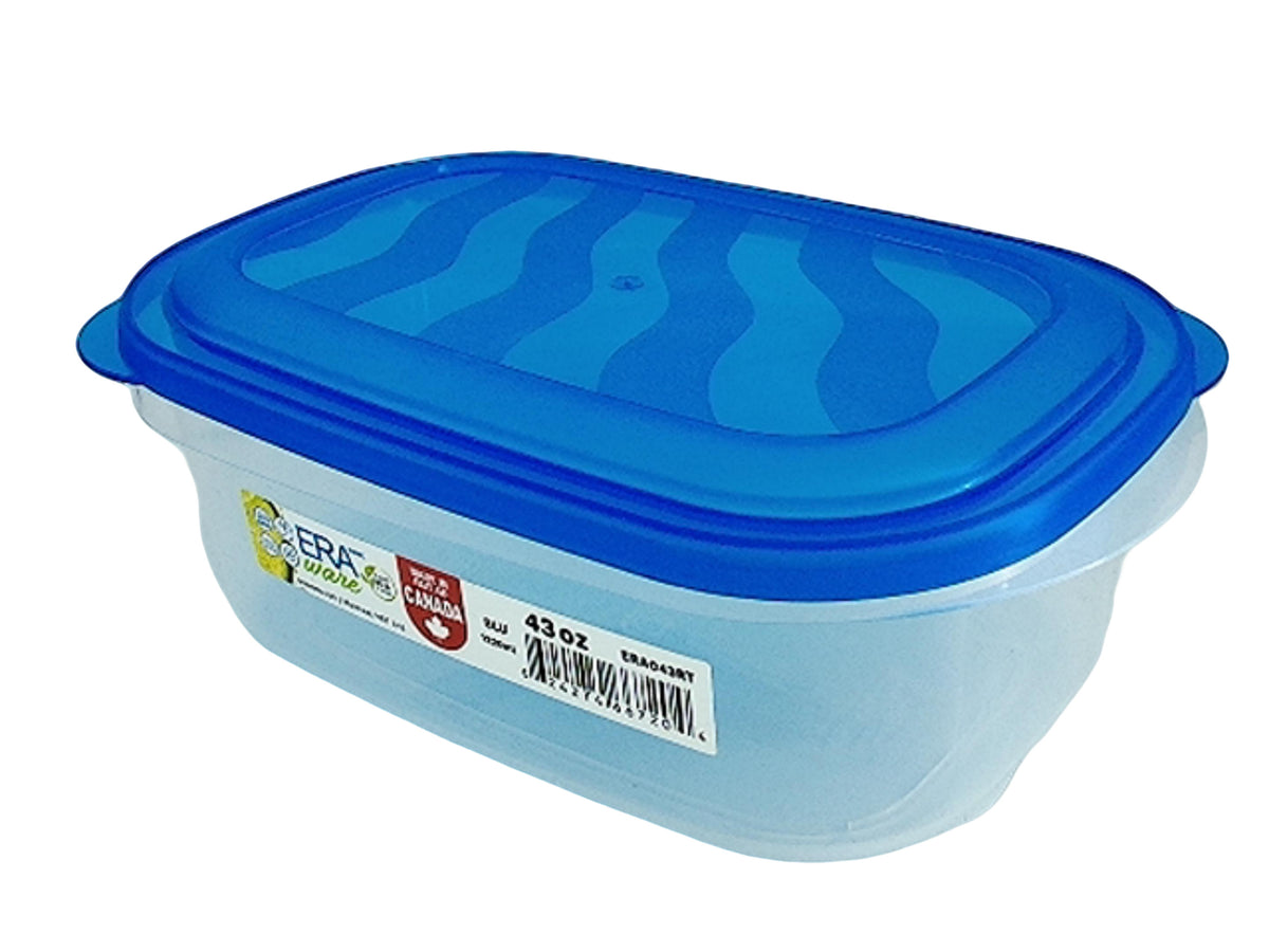 food storage container rectangular 43 oz ERAware made in Canada