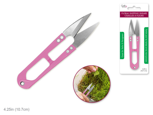 Floral Snipping Shears 4.25 inch Craft Decor