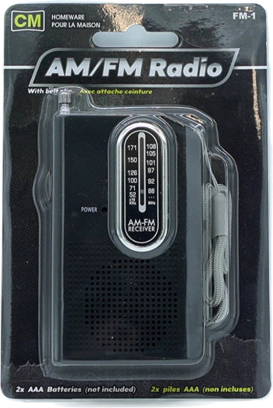 Pocket AM/FM Radio CM Homeware