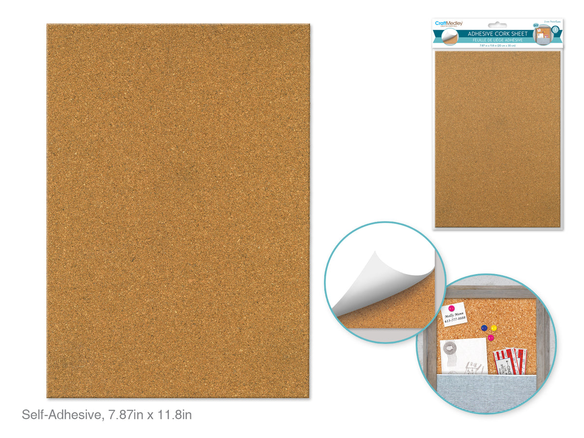 Self-Adhesive Cork Sheet  2mm.thick