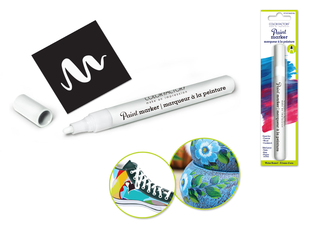 Water Based Paint Marker J) White