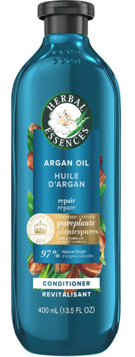 HERBAL ESSENCES  CONDITIONER PURE PLANTS REPAIR ARGAN OIL 400ML