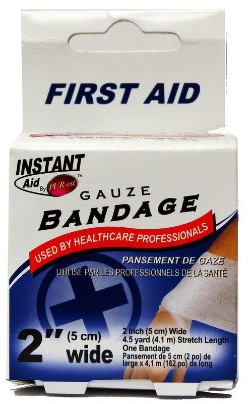 Gauze bandage 2 inch x 4.5 yards - instant aid