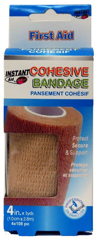 Bandage - self adhesive 4 inch x 2.8m - instant aid
