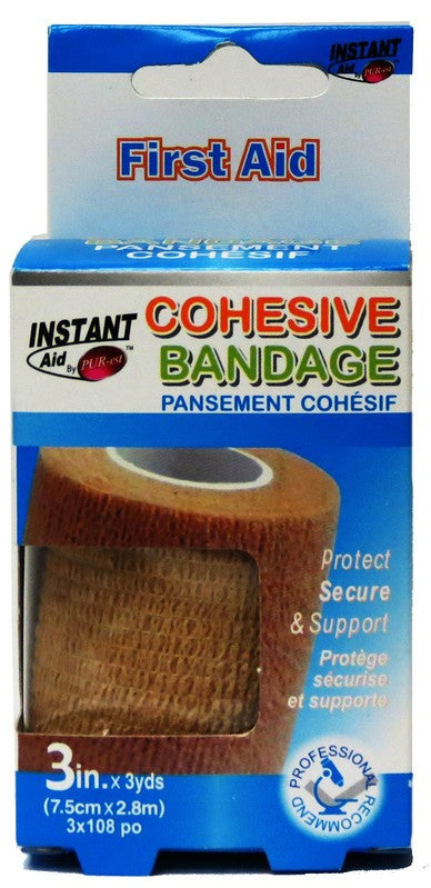 Bandage - self adhesive 3 inch x 2.8m - instant aid