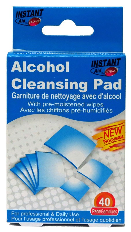 Alcohol wipes 40 pack - instant aid