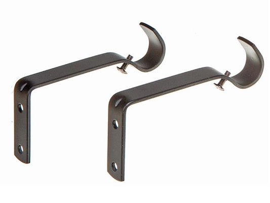 BRACKET SET BLACK 2pc