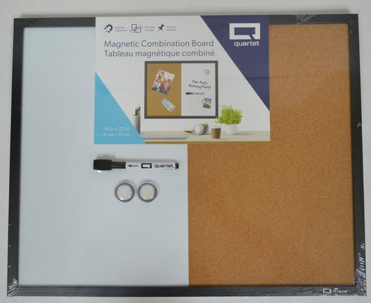 Quartet 16x20 Inch Magnetic Combination Board