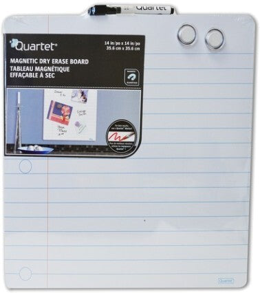 Dry Erase Board Lined 14" x 14" Quartet