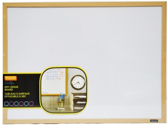 Dry Erase Board 17" x 23" Quartet