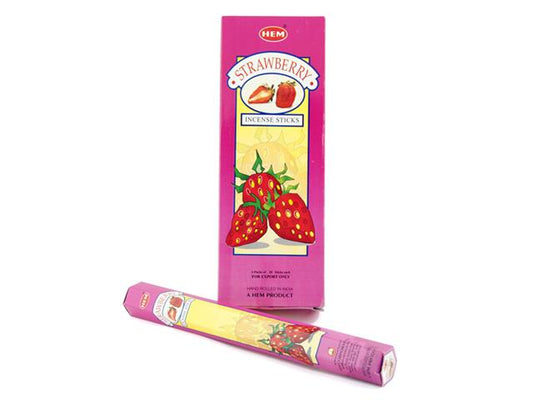 Incense Sticks Strawberry 20pk. Hem