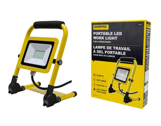 LED Work Light 20W 1,800LM SHOPRO